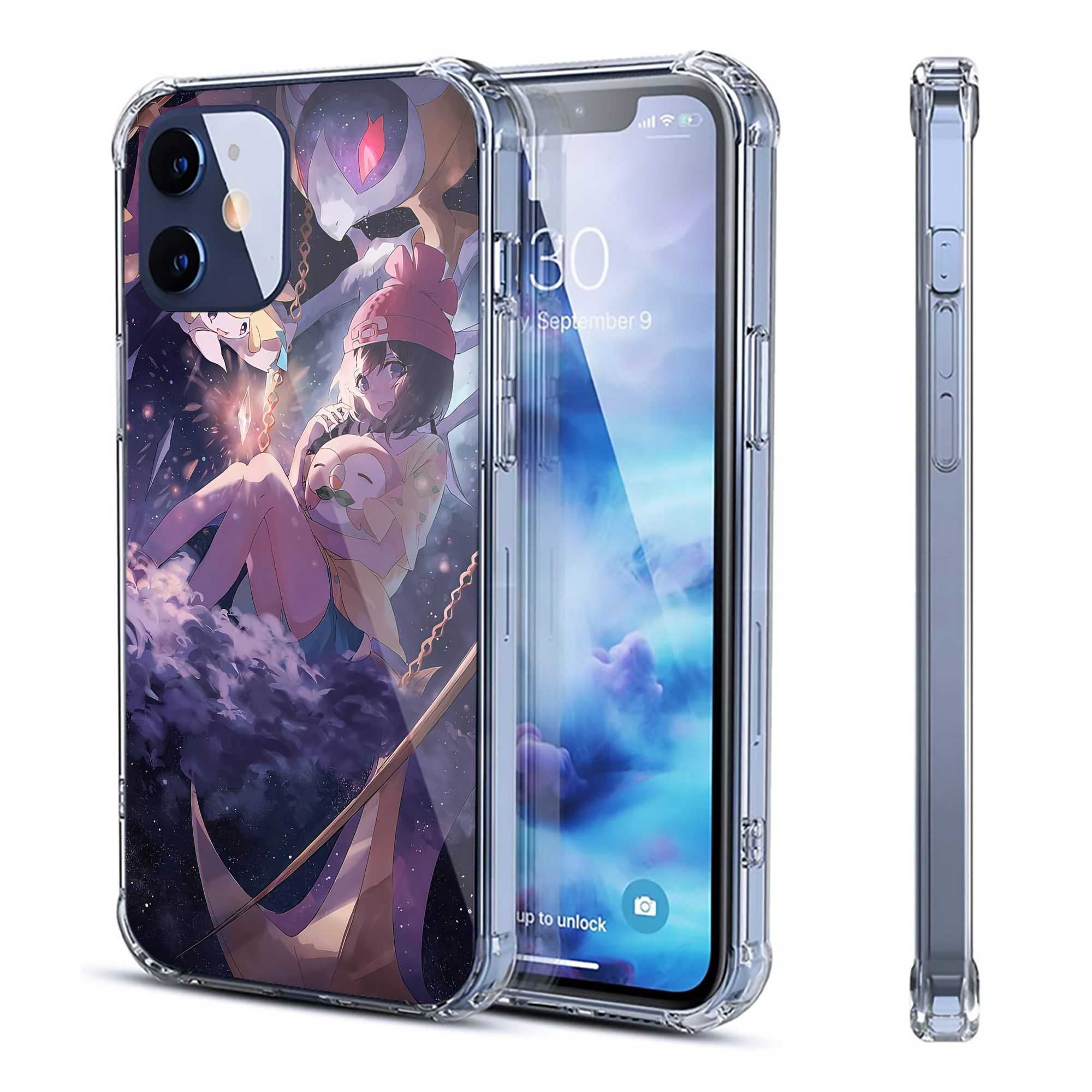 （画像用） ポケットモンスター Pokémon 【iPhone 12シリーズ対応】透明スマホケース（クリアソフトケース）